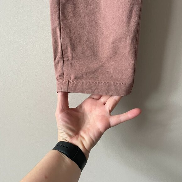 Lululemon 2021 Commission Pant Slim *Earth Dye Tapered Leg Chino Pants Brown 28 - Picture 8 of 9